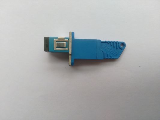 E2000/UPC To SC/UPC Hybrid Fiber Optic Adapters Single Model Simplex Blue For Data Communication Network