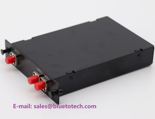 Plastic 1x2 LGX PLC Single Mode Fiber Splitter 1260nm ISO9001