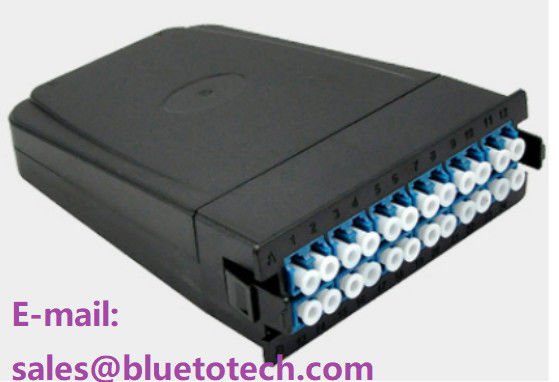 24 Core MPO MTP LGX Fiber Optic Cassette For High Density Architectures