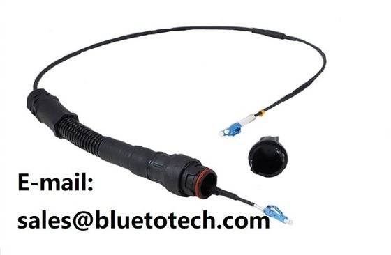 FTTA Waterproof IP67 LC To LC Fiber Optic Cable With LSZH Jacket