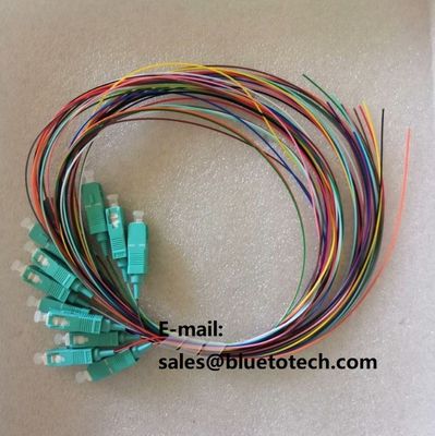 отрезки провода соединителя 12cores цвета aqua отрезка провода оптического волокна SC 12colors